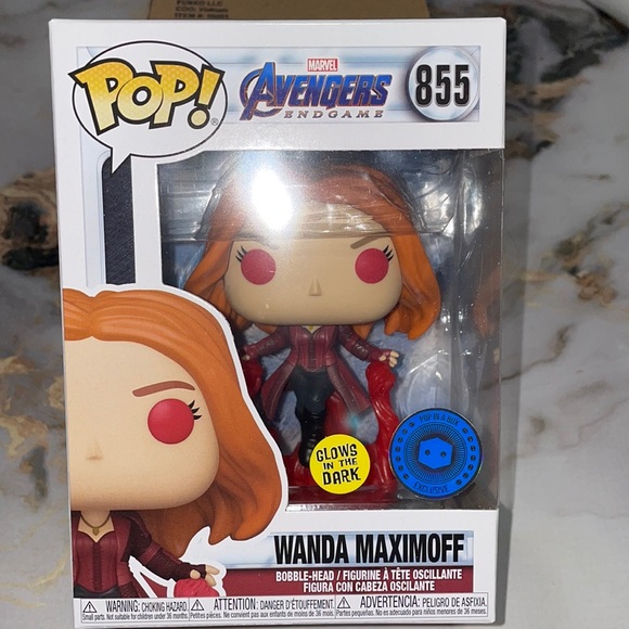 Wanda Maximoff Pop in a Box exclusive glow in the dark Funko pop